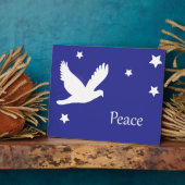 Friedenstaube Fotoplatte (Seite)