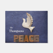 Friedenstaube Fußmatte (Vorderseite)