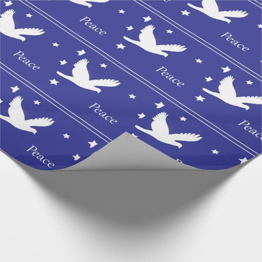 Friedenstaube Geschenkpapier (Ecke)