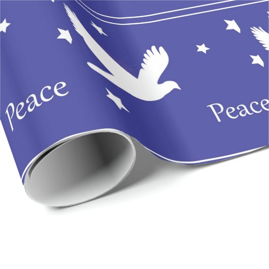 Friedenstaube Geschenkpapier (Rolleneckpunkt)