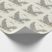 Friedenstaube Geschenkpapier (Ecke)