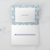 Friedenstaube helle Grußkarte Hoffnung Karte (Innenseite)