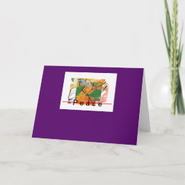 Friedenstaube helle Grußkarte Hoffnung Karte