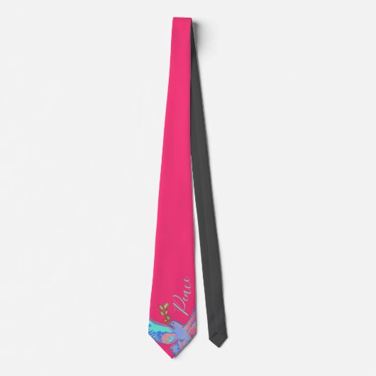 Friedenstaube, kein Kriegsgelb Krawatte (Vorderseite)