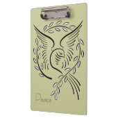 Friedenstaube Klemmbrett (Links)