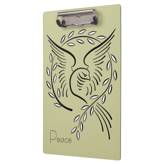 Friedenstaube Klemmbrett (Links)