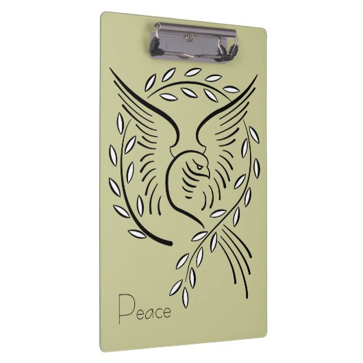 Friedenstaube Klemmbrett (Rechts)