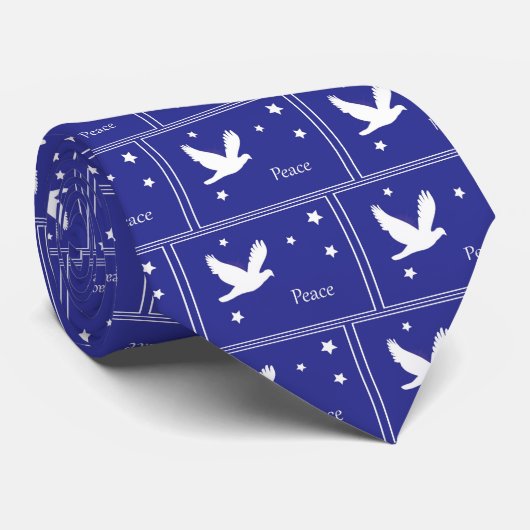 Friedenstaube Krawatte (Gerollt)