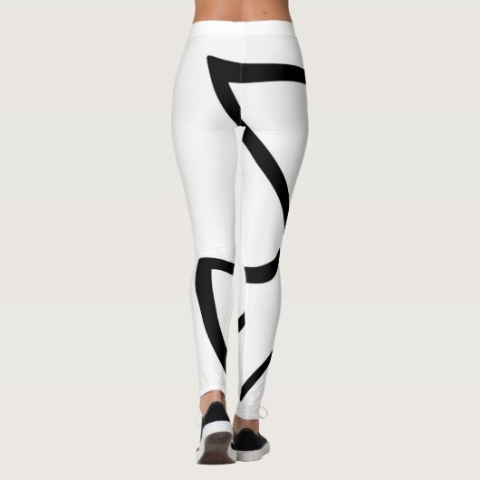 Friedenstaube Leggings (Rückseite)