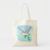 Friedenstaube mit Olive Branch Beach Tasche (Vorne)