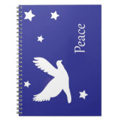 Friedenstaube Notizblock (Vorderseite)