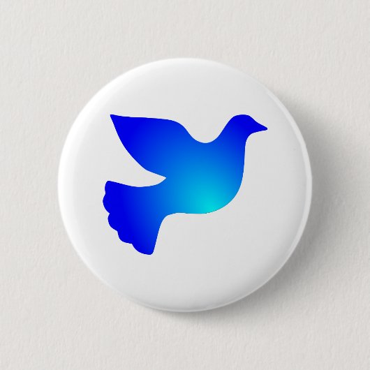 Friedenstaube peace dove button (Vorderseite)