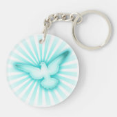 Friedenstaube Schlüsselanhänger (Rückseite)