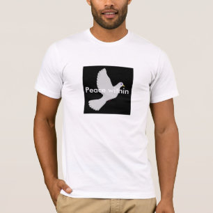 Friedenstaube/ Zitat T - Shirt von Männern