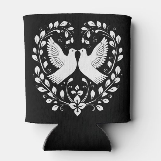 Friedenstauben Dosenkühler (Rückseite)