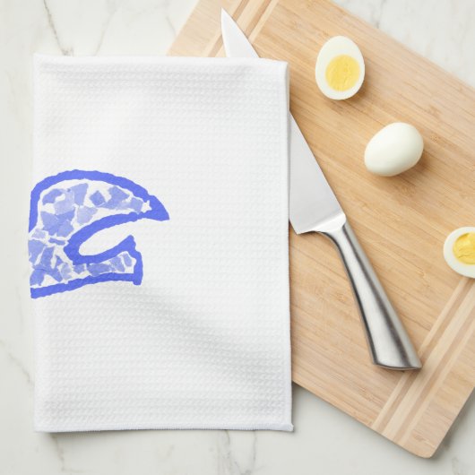 Friedenstauben Geschirrtuch (Viertel Falte)