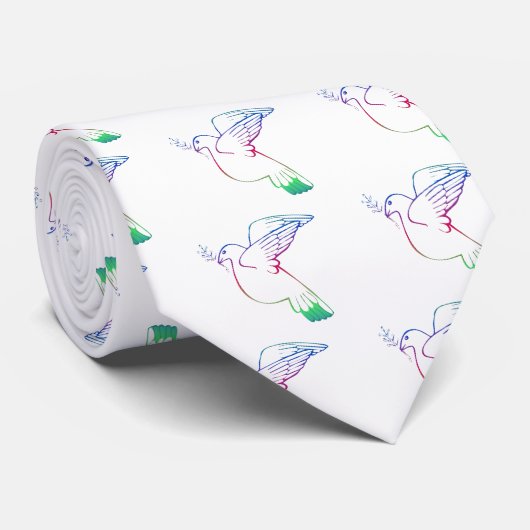 FRIEDENStauben Krawatte (Gerollt)