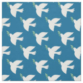 Friedenstauben religiöse Christliche Aquamarine Stoff (Muster)