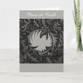 Friedenstauben-Weihnachtskarte Williams Feiertagskarte (Vorderseite)