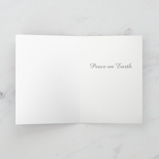 Friedenstauben-Weihnachtskarte Williams Feiertagskarte (Innenseite)