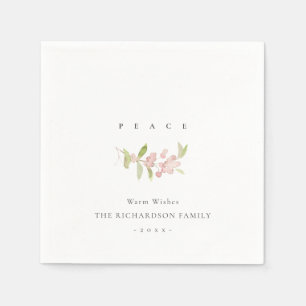 FRIEDENSTER FRIEDENSFRIEDEN IN DER BLUSH ROSE PINK SERVIETTE