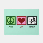 Friedenstheater Liebe Fußmatte (Vorderseite)