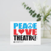 Friedenstheater Liebe Postkarte (Stehend Vorderseite)