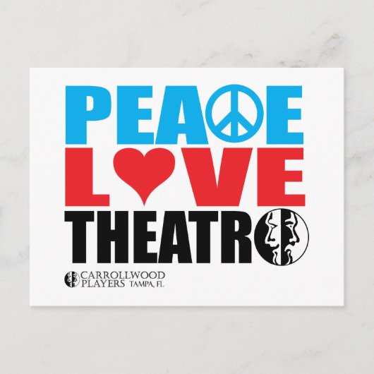 Friedenstheater Liebe Postkarte (Vorderseite)