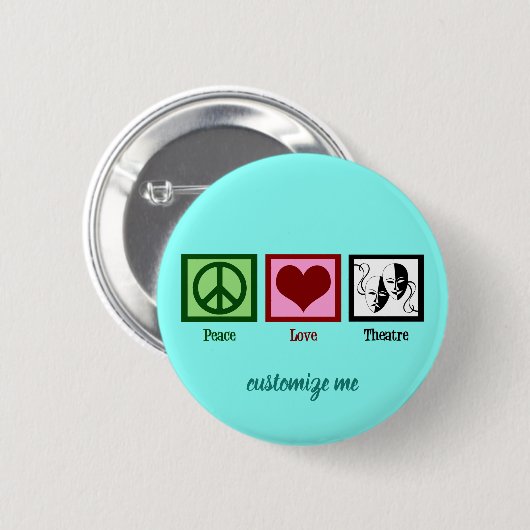 Friedenstheater Niedliche Liebe Button (Vorne & Hinten)