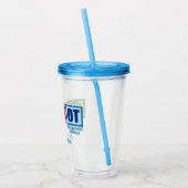 Friedenstherapie Liebe Berufliche Therapie Niedlic Acryltrinkbecher (Links)