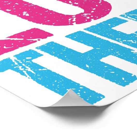 Friedenstherapie Liebe Poster (Ecke)