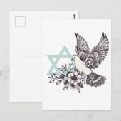 Friedenstruppe für Israel Postkarte (Vorne/Hinten)