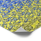 Friedenstruppe in der Ukraine - versteckter 3D-Dru Poster (Ecke)