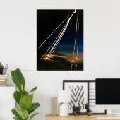 Friedenstruppe Interkontinentale ballistische Rake Poster (Heimbüro)