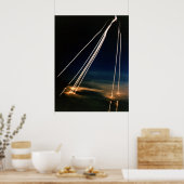 Friedenstruppe Interkontinentale ballistische Rake Poster (Küche)
