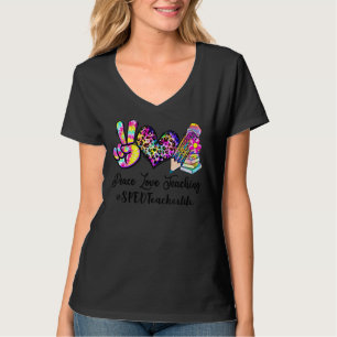 Friedensunterricht in der Gefärbte Krawatte Leben  T-Shirt