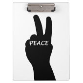 FRIEDENSUNTERZEICHNUNG KLEMMBRETT (Vorderseite)