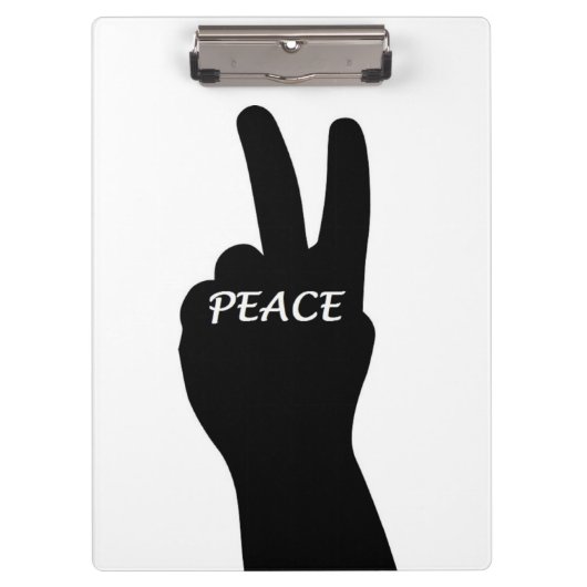 FRIEDENSUNTERZEICHNUNG KLEMMBRETT (Vorderseite)