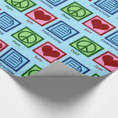 Friedensvereinbarung für die Liebe Geschenkpapier (Ecke)