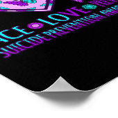 Friedensverhütung Happy Suicide Awareness Grap Poster (Ecke)