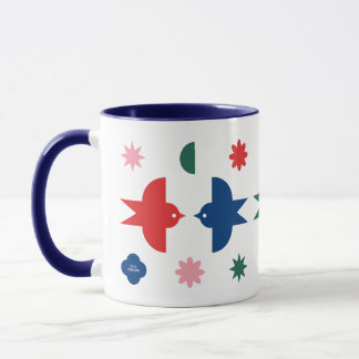 Friedensvögel auf Erdmug Tasse