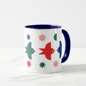 Friedensvögel auf Erdmug Tasse (VorderseiteRechts)