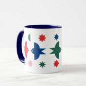 Friedensvögel auf Erdmug Tasse (Vorderseite Links)