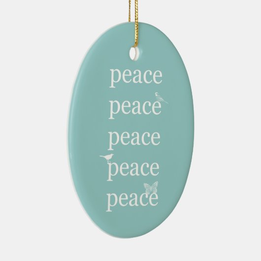 Friedensvögel Keramikornament (Rechts)