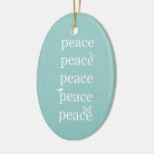 Friedensvögel Keramikornament (Links)