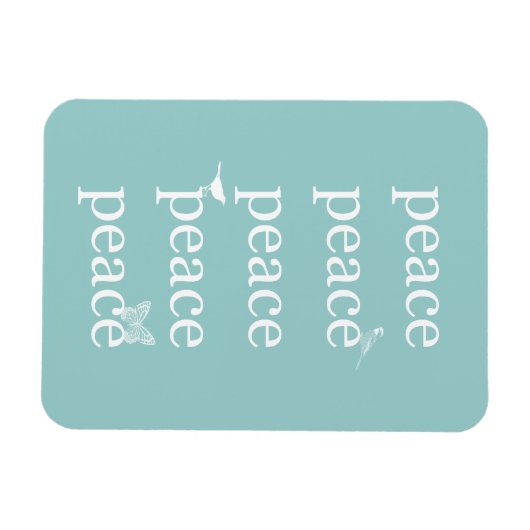 Friedensvögel Magnet (Horizontal)