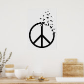 Friedensvögel Poster (Küche)