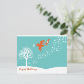 Friedensvogel Postkarte (Stehend Vorderseite)