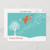 Friedensvogel Postkarte (Vorne/Hinten)