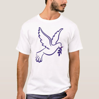 Friedensvogel-Umriss T-Shirt